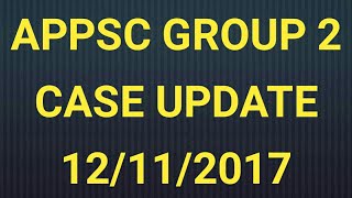 Appsc govt jobs  appsc group 2 case [upl. by Yrannav]