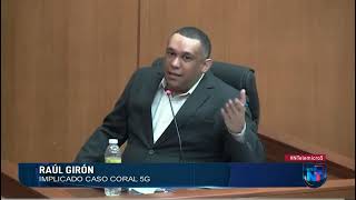 Mayor Raúl Girón acusa a generales implicados en el caso Coral 5G [upl. by Ancilin]