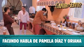 Facundo habla de las diferencias entre Pamela Díaz y Oriana  ¿Ganar o Servir  Canal 13 [upl. by Jakob252]