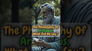 The Philosophy Of Aristippus What Did He Say [upl. by Hilliard]