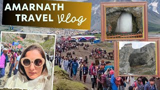 Amarnath Travel Vlog  Ramandeep Kaur  Amarnath trip vlog  Amarnath yatra 2024  Pahalgam to gufa [upl. by Wally]