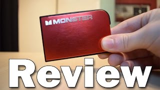 Review Monster Mobile PowerCard Portable Battery [upl. by Kwon]