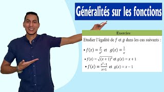 généralités sur les fonctions numérique 1er bac exercices  égalité de deux fonctions exercice [upl. by Baniez]