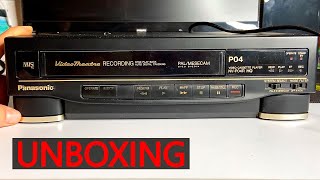 Back to 1994 alone with a Panasonic VCR Unpacking and Checking VHS device [upl. by Anahir]