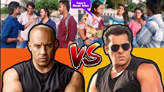 Vin Diesel VS Salman Khan  Who is BETTER  Public Reaction  Sikandar OR Fast And furious [upl. by Geis431]