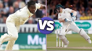 Jofra Archers bouncer vs Steve Smith  Jofra Archer vs Steve Smith [upl. by Gitlow]