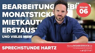 Sprechstunde Hartz 4  Teil 6 – rund um Erstausstattungen Mietkaution und Umgangsrecht [upl. by Xylina]