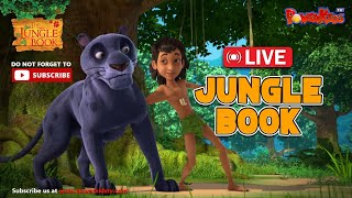 🔴LIVE  MEGA MARATHON  MOWGLI CARTOON FOR KIDS  THE JUNGLE BOOK  HINDI KAHANIYA [upl. by Aldridge]