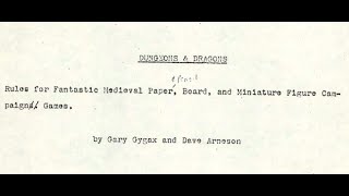 Original Dungeons amp Dragons Manuscript Found in Arneson vs TSR Court Archives [upl. by Matuag746]