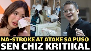 HEART Evangelista IYAK ng IYAK Sen CHIZ Escudero KRITIKAL NaSTROKE HEART ATTACK Sinugod sa OSPITAL [upl. by Ydor]