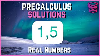 Three Exercises for PROPERTIES of REAL NUMBERS  Precalculus [upl. by Nahn]