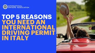 Top 5 Reasons You Need an International Driving Permit in Italy [upl. by Acimak]