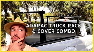 Adarac Installation  Truck Kayak Rack and Tonneau Cover Combo [upl. by Enihsnus]