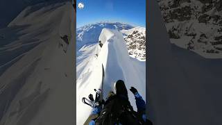 longest ski jump world record 🥶factedd shorts [upl. by Allets620]