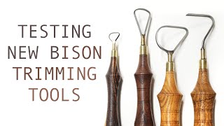 Unboxing and Testing NEW Bison Pottery Trimming Tools [upl. by Aieki]