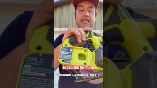 Ryobi PCL500 512 cordless circular saw pros prt 3 carpentry ryobitools woodworking [upl. by Girovard715]