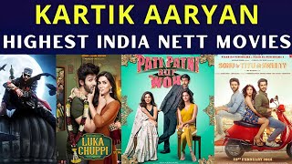 Highest India Nett Movies Of Kartik Aaryan  Kartik Aaryan Biggest Box Office Collection [upl. by Anabahs]