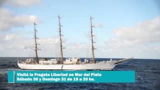 Visitá la Fragata Libertad en Mar del Plata [upl. by Nolyd]