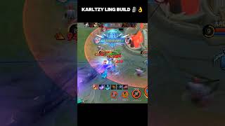 KarlTzy Ling build 🗿👌 mobilelegends lingfasthand mlbb [upl. by Dugaid]