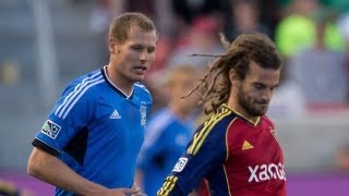 HIGHLIGHTS Real Salt Lake vs San Jose Earthquakes  June 1 2013 [upl. by Nrojb]