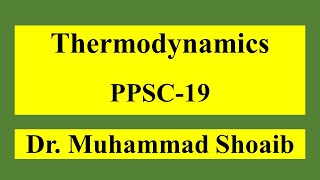 Thermodynamics  PPSC Chemistry  PPSC Test Preparation [upl. by Anade]