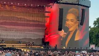 Adele 2022 British Summer Time at London  July 01 2022  Hyde Park London [upl. by Nimesh]