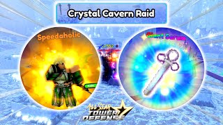 Crystal Cavern Raid  Solo Gameplay  Roblox All Star Tower Defense [upl. by Serafina960]