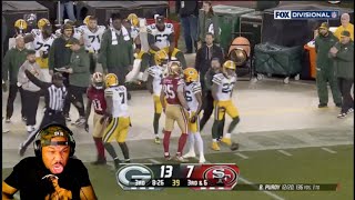 BigR reacts to Green Bay Packers vs San Francisco 49ers Highlights  NFL 2023 Divisional Round [upl. by Goldner]