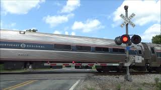 Pittman Road Railroad Crossing near Micro NC [upl. by Lorusso870]