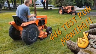 Test RunMowing Grass for the First Time After Repairs [upl. by Mccandless276]