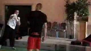 Chuck Liddell Teaches His Overhand Right [upl. by Pickar291]