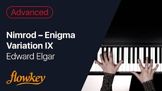 Nimrod – Enigma Variation IX  Edward Elgar Piano Tutorial [upl. by Mina]