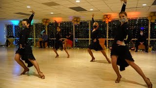 Ladies Formation ChaCha Showdance at DC DanceSport Academy [upl. by Bouchier754]