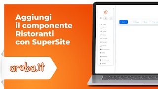 Aggiungi il componente Ristoranti con SuperSite [upl. by Samala]