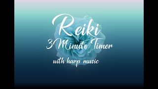 Reiki Timer  Reiki Healing Music with 3 minute bell timer  24 Positions [upl. by Nady]