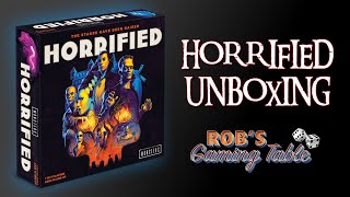 Horrified Board Game Unboxing [upl. by Danelle]