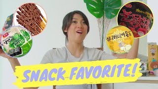 KOREAN SNACK HAUL  Review Snack Korea yang Susah Ditemukan di Indonesia [upl. by Ajay830]