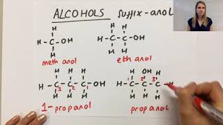 How to Name Alcohols  GCSE chemistry organic [upl. by Annairol]