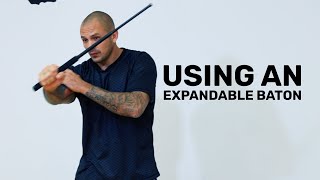 How To Use An Expandable Baton For Police And Law Enforcement [upl. by Sudhir641]