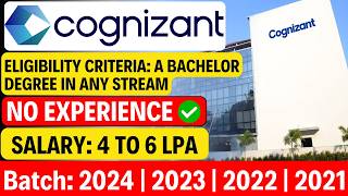 Cognizant Recruitment 2024  Cognizant OFF Campus Drive For 2024  2023 Batch Hiring [upl. by Ayyn700]