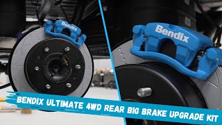 The NEW Bendix Ultimate 4WD Rear Big Brake Upgrade Kit [upl. by Brew]