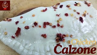 Italian Chicken Calzone Recipe by DrChef Cuisine [upl. by Oatis]