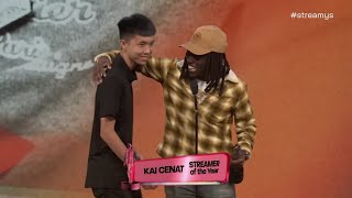 Kai Cenat Accepts Streamer of the Year  2024 Streamy Awards [upl. by Luckett]