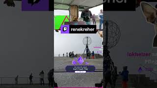 Ankunft Nordkapp mit Fahrrad  renekreher auf Twitch [upl. by Devaney57]