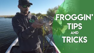 Frogging Tips and Tricks Largemouth Bass Fishing [upl. by Atiuqihs]