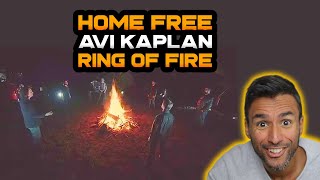 Home Free  Ring of Fire featuring Avi Kaplan of Pentatonix Johnny Cash Cover REACTION [upl. by Neelhtac907]