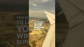 You don’t have to lower the window blinds on a plane travel shorts [upl. by Sybley65]