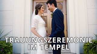 Wie muss man sich eine Trauungszeremonie im Tempel vorstellen [upl. by Aivilo]