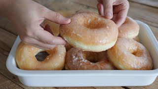 Fluffy Glazed Donut Recipe [upl. by Paluas]