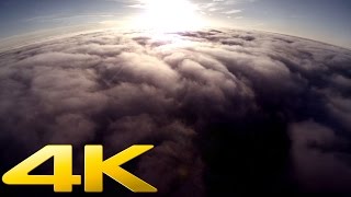 DJI Phantom 2 GoPro 4 above the clouds 1500m 4K [upl. by Mei]